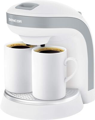 Alle Details zur Kaffeemaschine Sencor SCE 2001WH Zwei-Tassen-Kaffeemaschine und ähnlichen Maschinen