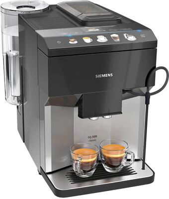 Alle Details zur Kaffeemaschine Siemens EQ.500 classic TP503D04 und ähnlichen Maschinen