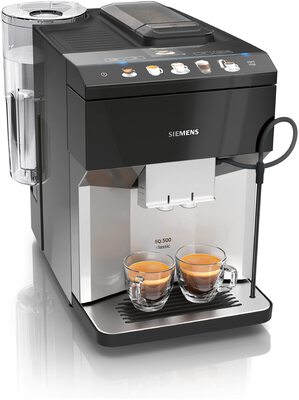 Alle Details zur Kaffeemaschine Siemens EQ.500 classic TP505D01 und ähnlichen Maschinen