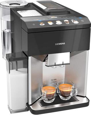 Alle Details zur Kaffeemaschine Siemens EQ.500 TQ507DF3 integral extraKlasse Edelstahl und ähnlichen Maschinen