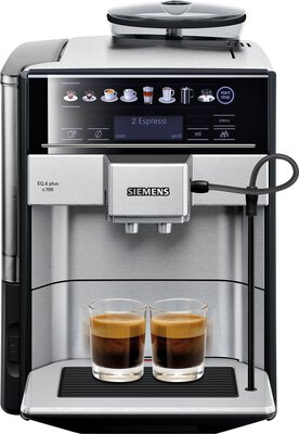 Alle Details zur Kaffeemaschine Siemens EQ.6 plus s700 TE657503DE und ähnlichen Maschinen