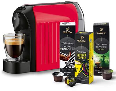 Alle Details zur Kaffeemaschine Tchibo Cafissimo Easy red und ähnlichen Maschinen