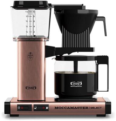 Alle Details zur Kaffeemaschine Technivorm Moccamaster KBG Select copper (53971) und ähnlichen Maschinen