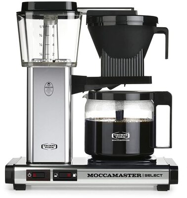 Alle Details zur Kaffeemaschine Technivorm Moccamaster KBG Select polished silver (53970) und ähnlichen Maschinen